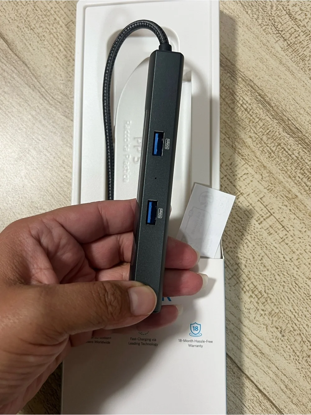 Anker USB-C Hub in Black